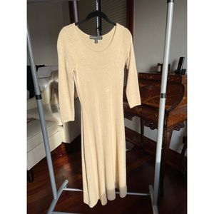Cashmere Midi Length Dress